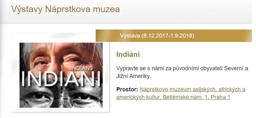 Indiáni v Praze