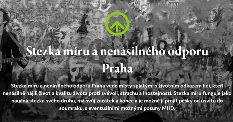 V Praze byla otevřena Stezka míru