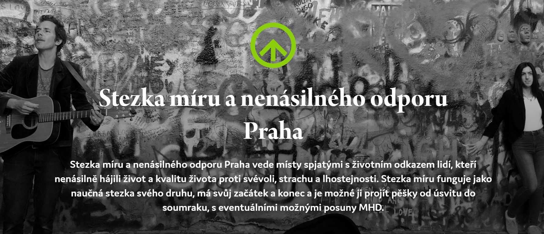 V Praze byla otevřena Stezka míru