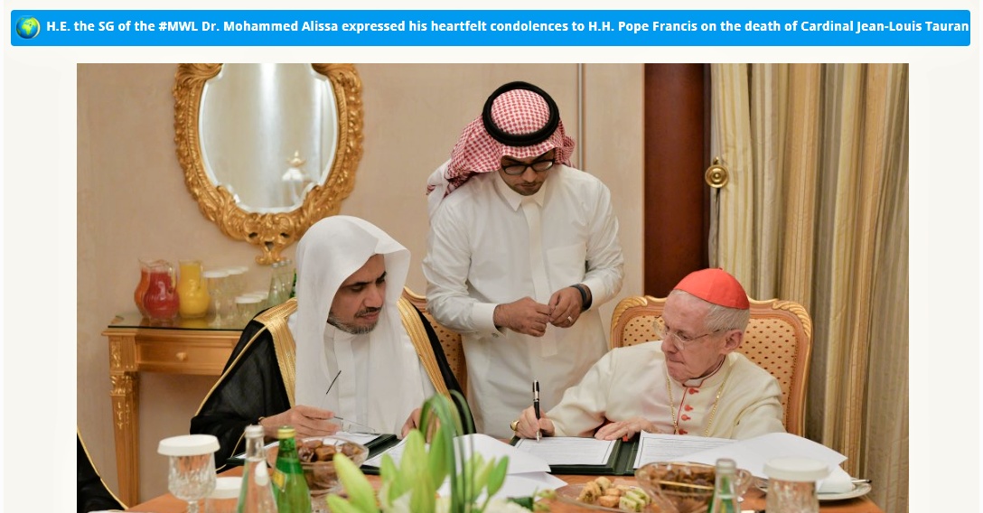 Muslimové litují smrti kardinála Taurana