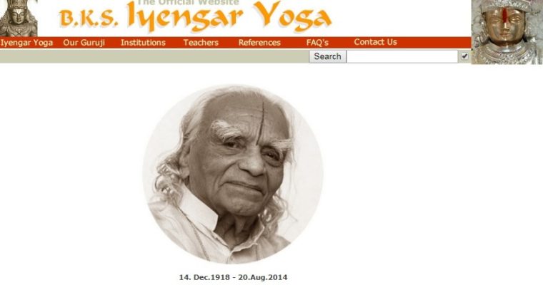 Guru Iyengar by oslavil sté narozeniny