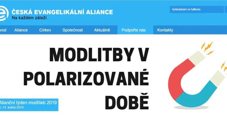 Český Alianční týden modliteb v atmosféře společenské polarizace