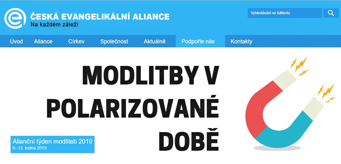 Český Alianční týden modliteb v atmosféře společenské polarizace