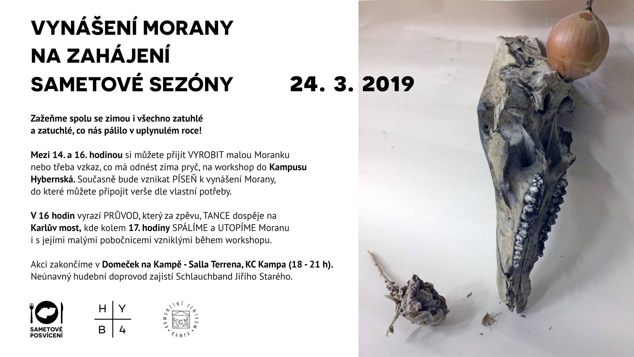 MorANO! Pražané v neděli vynášeli zimu i politiky