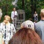 Proslov Martina Pilky u pomníku.