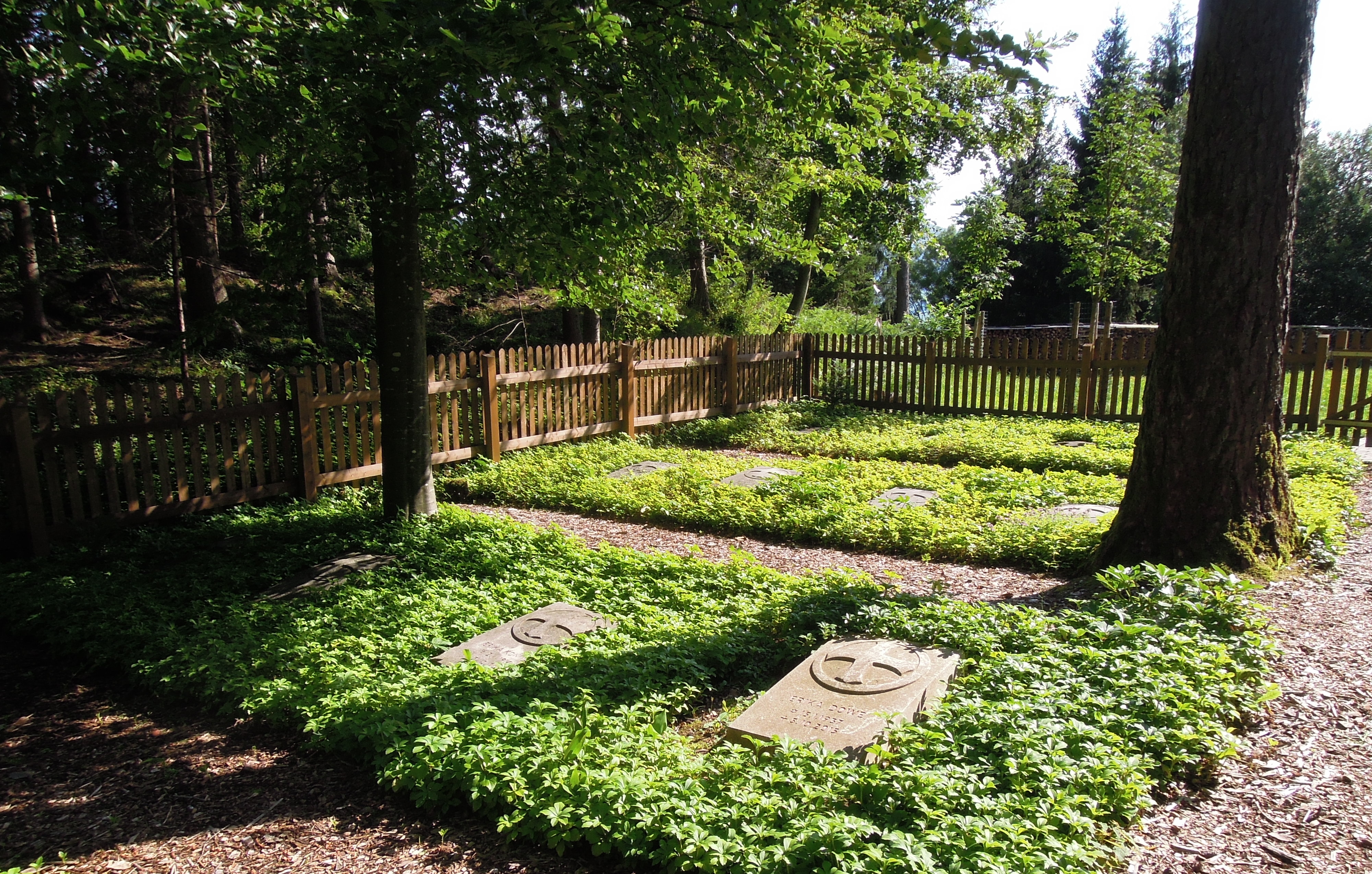 Prázdninová fotografie: hřbitov Hnutí Grálu