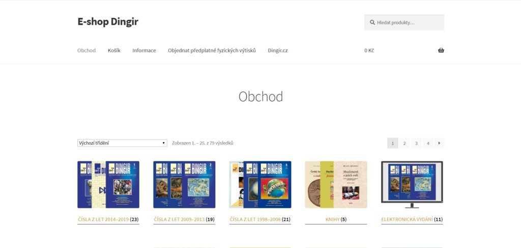 E-shop Dingir: starší i nová čísla, knihy a předplatné.