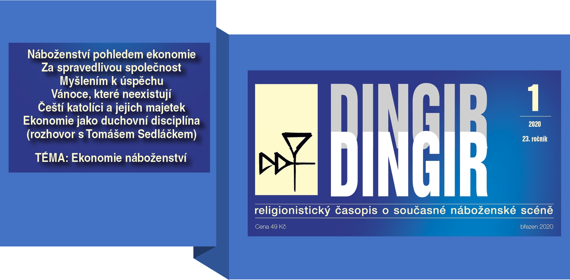 Ekonomie náboženství – vyšel nový Dingir Ekonomie náboženství – vyšel nový Dingir