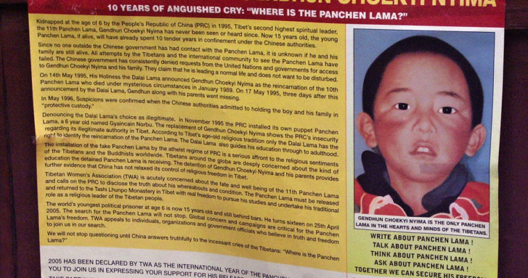 Před 25 lety zmizel pančhenlama