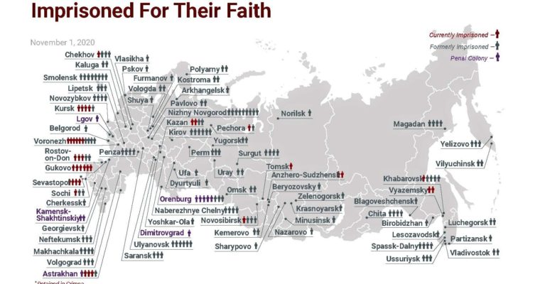 Další vývoj pronásledování svědků Jehovových v Rusku