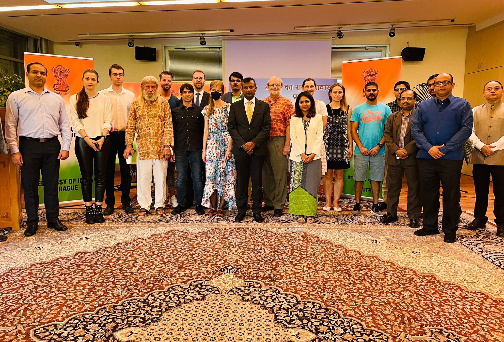 Den hindštiny na Velvyslanectví Indie