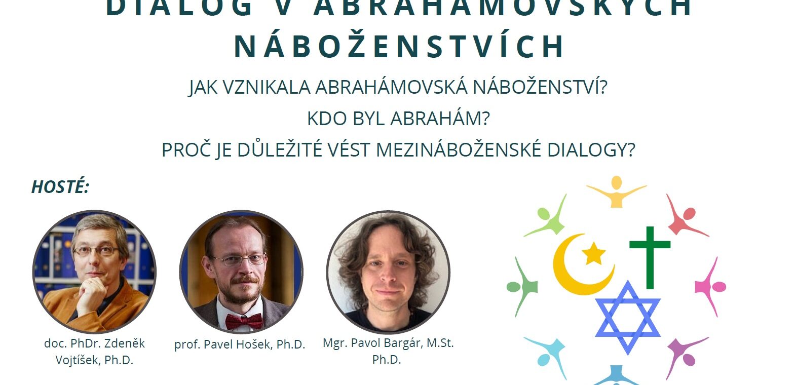 Pozvánka: Dialog v&nbsp;abrahamovských náboženstvích