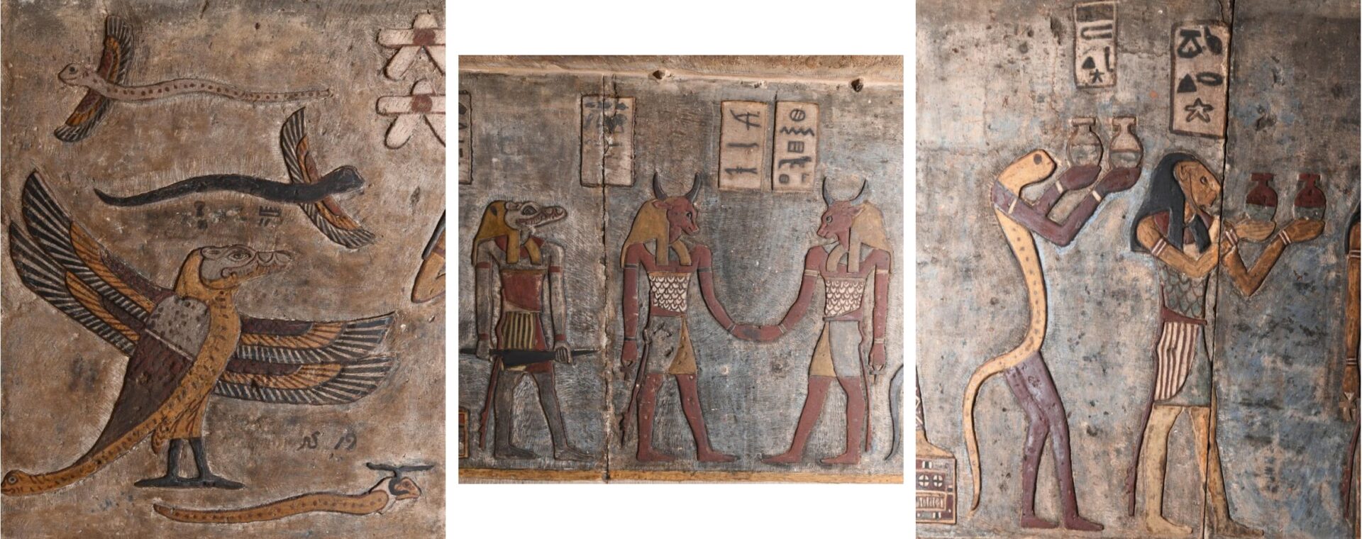 Nález nástěnných maleb zodiaku v egyptském chrámu Nález nástěnných maleb zodiaku v egyptském chrámu