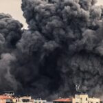 Kostel sv. Porfyria v Gaze byl zasažen bombardováním