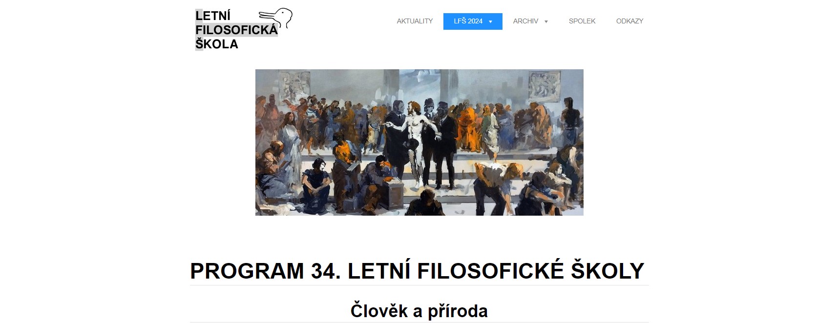 Pozvánka: 34. Letní filosofická škola