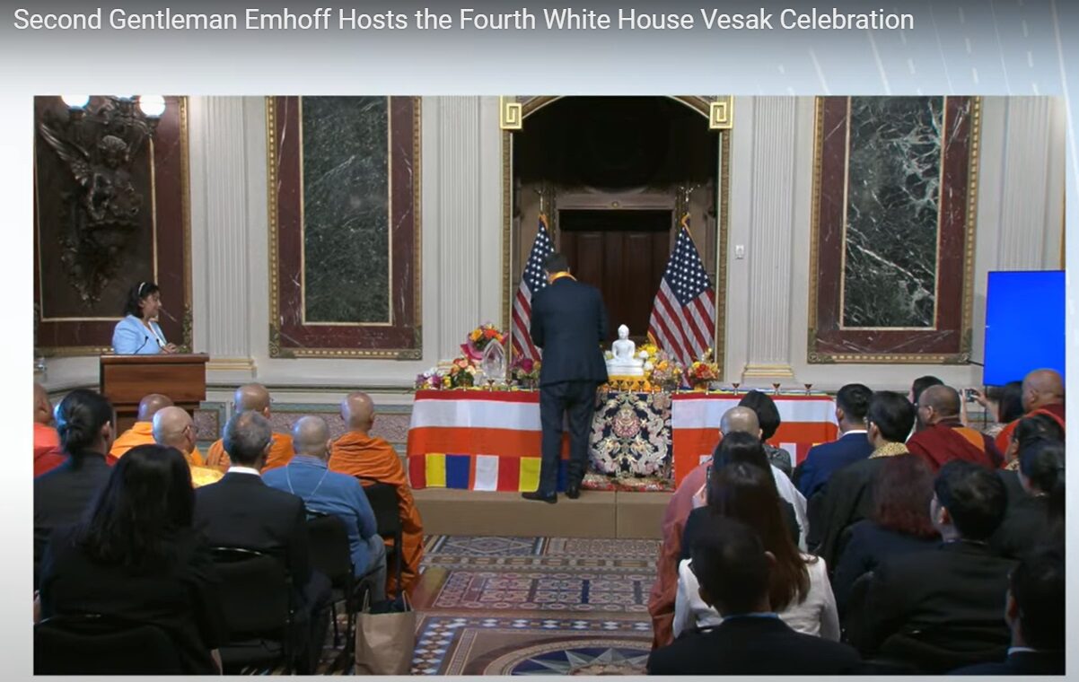 Vésak počtvrté v Bílem domě Vésak počtvrté v Bílem domě