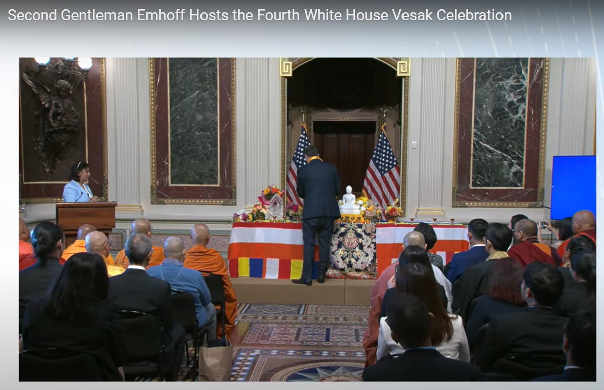 Vésak počtvrté v Bílem domě