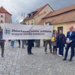 Šinčchondži demonstrovala na svatováclavské mši