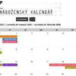 Spuštění Náboženského kalendáře Dingiru online