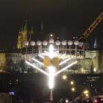 Na oslavě Chanuky bylo v&nbsp;Praze veřejně rozsvíceno první světlo