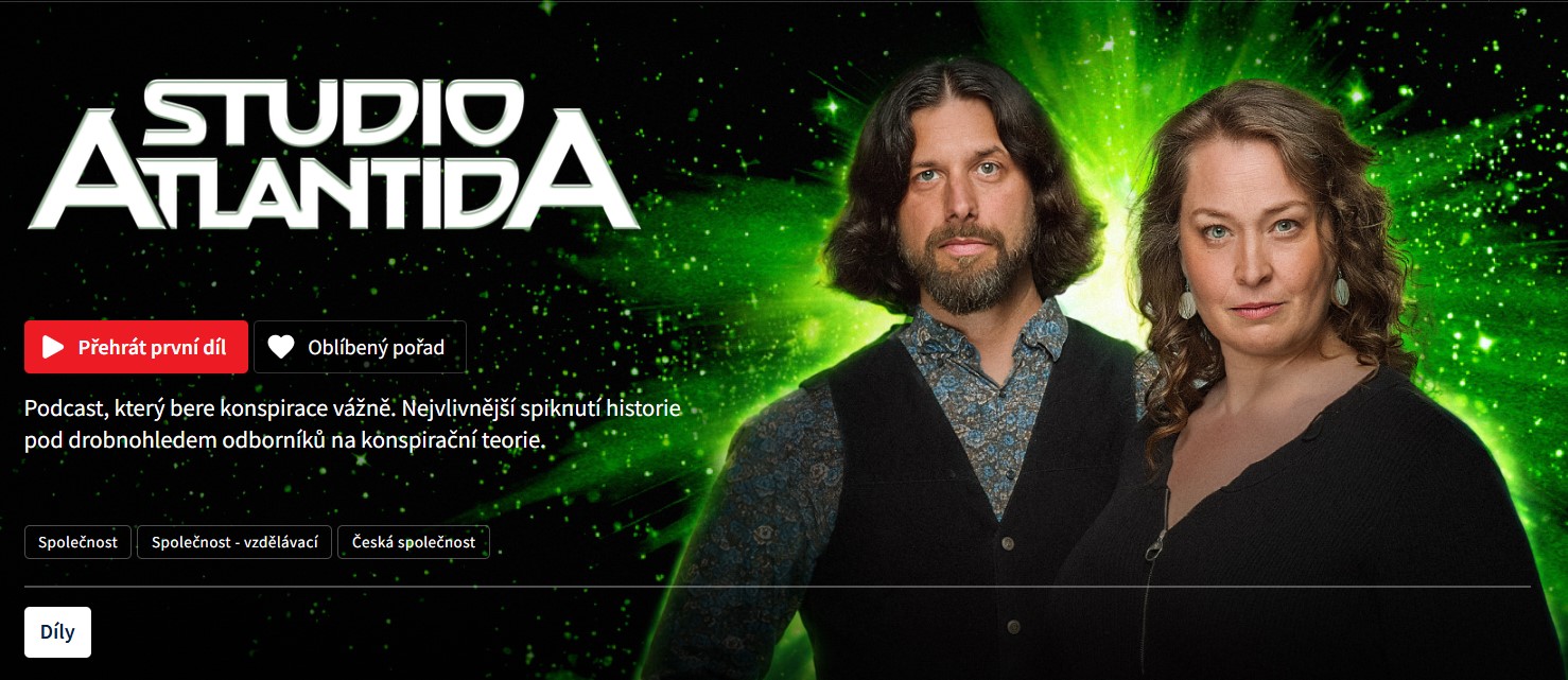 Studio Atlantida: nový religionistický podcast v&nbsp;iVysílání České televize